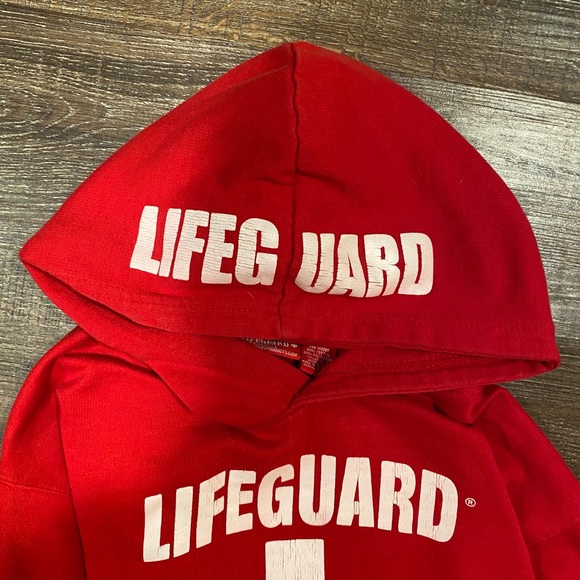 Red Lifeguard hoodie - Picture 4 of 5
